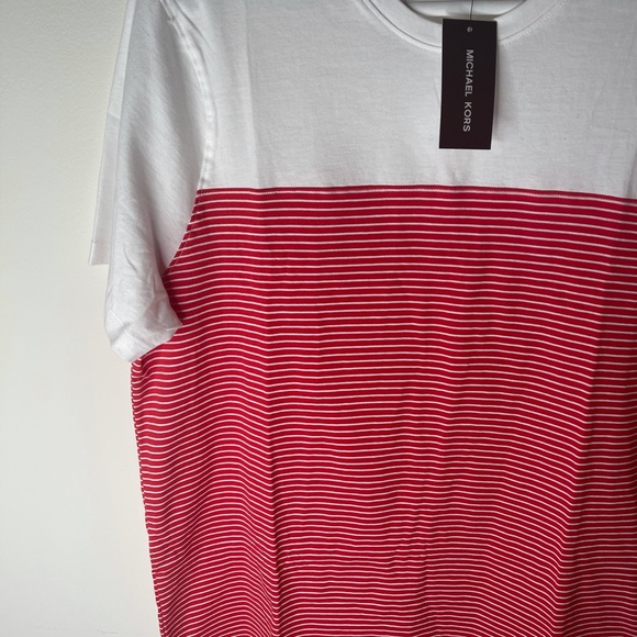 New with tags Micheal kors t-shirt red & white - Picture 4 of 8